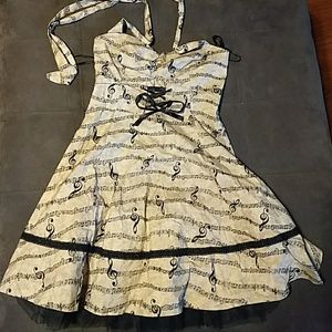 Hot Topic Tulle Music Note Dress
